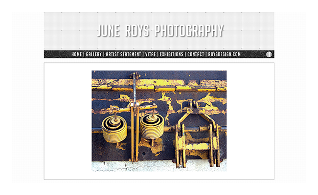 image roys photography website gallery page